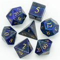 Lapis Lazuli Gemstone Dnd Dice Set - Roll With Advantage