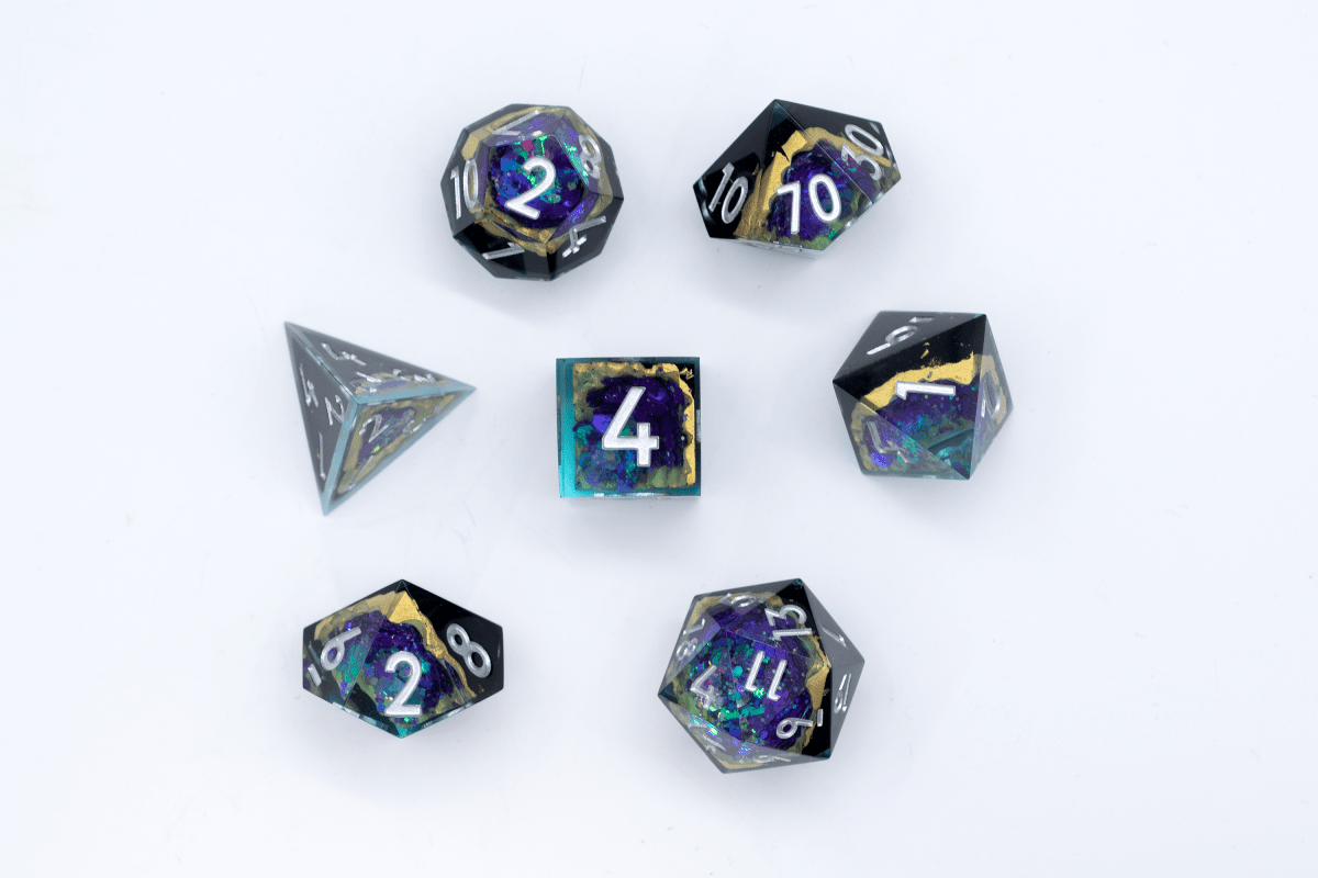 Legatus Sharp Edge Dnd Dice Set - Roll With Advantage