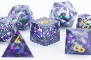 Mysterious Portal Liquid Core Dnd Dice Set - Roll With Advantage