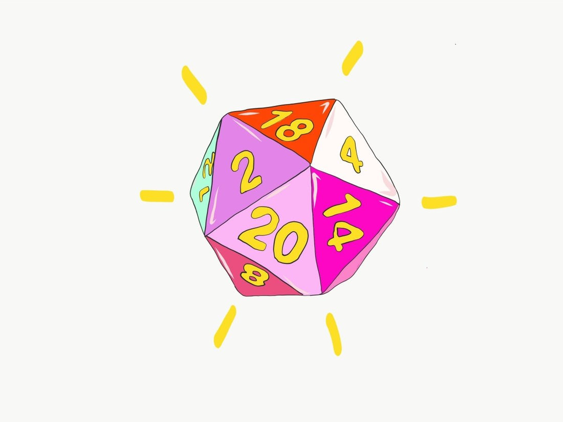 Mystery Lucky Dip Chonk Oversized 90mm D20 - Roll With Advantage
