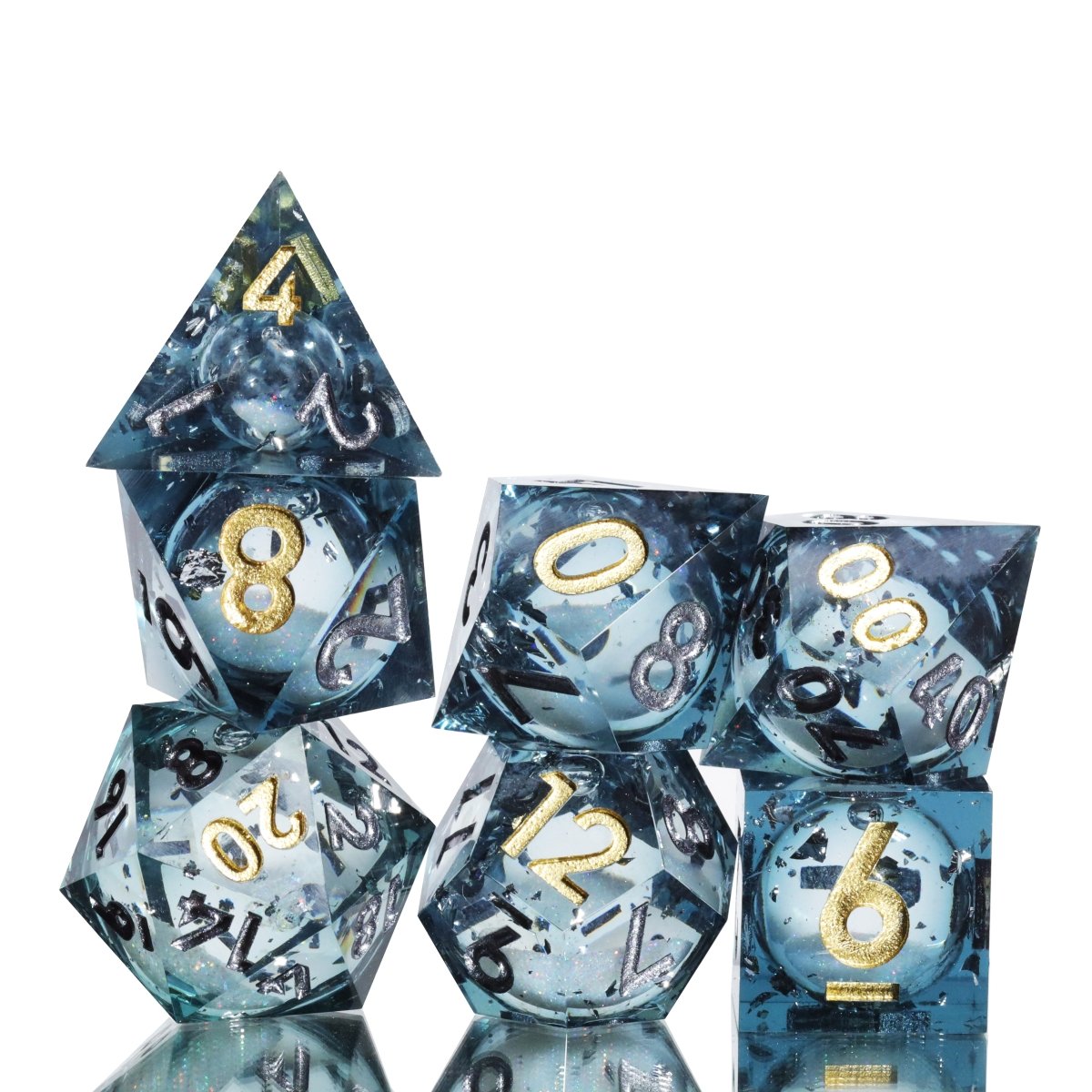 Nocturnal Sharp Edge Dnd Dice Set - Roll With Advantage