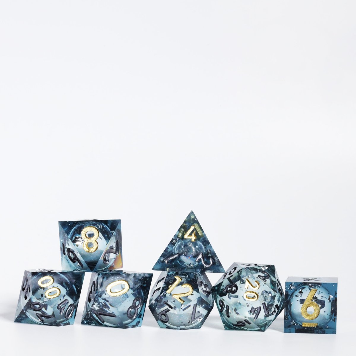 Nocturnal Sharp Edge Dnd Dice Set - Roll With Advantage