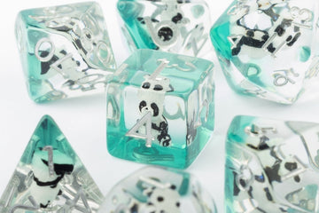 Panda Dnd Dice Set - Roll With Advantage