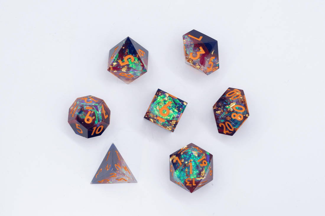 Primordial Sharp Edge Dnd Dice Set - Roll With Advantage
