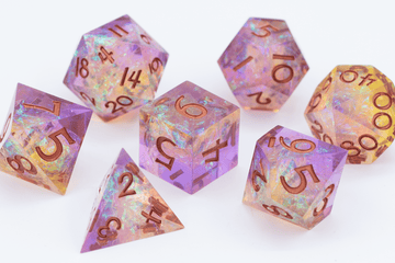 Righteous Fire Sharp Edge Dnd Dice Set - Roll With Advantage