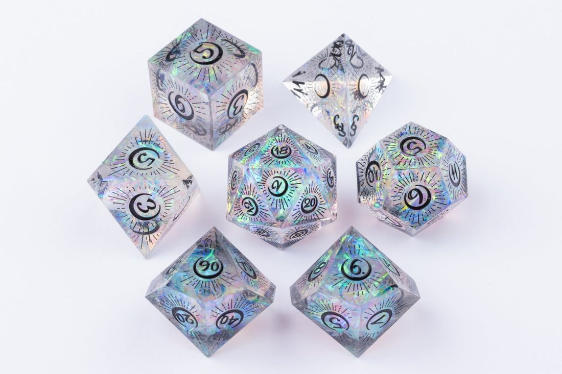 Rising Moon Aurora Dnd Dice Set - Roll With Advantage