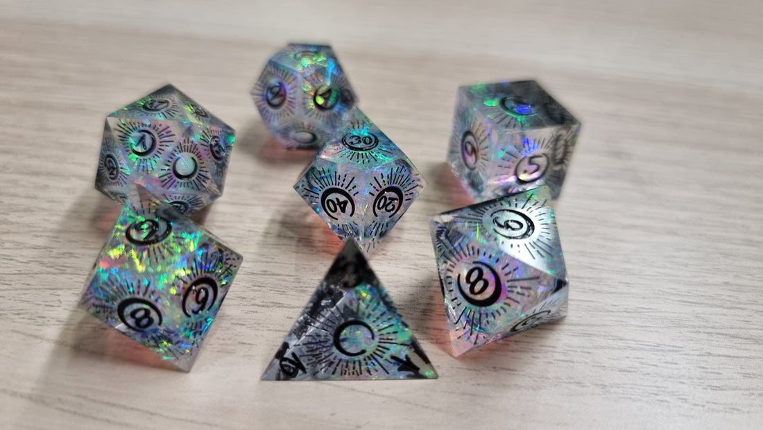 Rising Moon Aurora Dnd Dice Set - Roll With Advantage