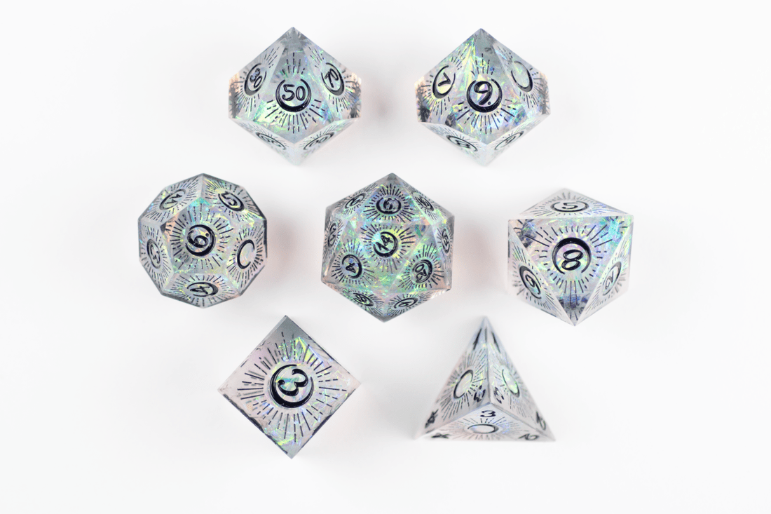 Rising Moon Aurora Dnd Dice Set - Roll With Advantage