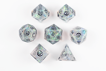 Rising Moon Aurora Dnd Dice Set - Roll With Advantage