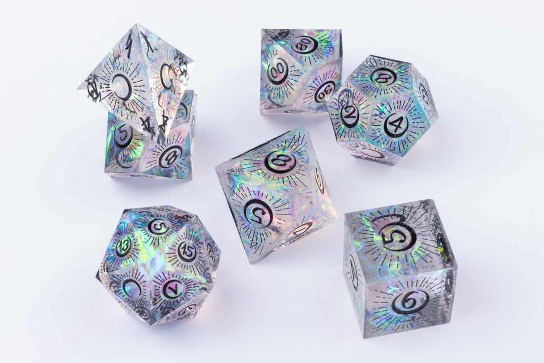 Rising Moon Aurora Dnd Dice Set - Roll With Advantage
