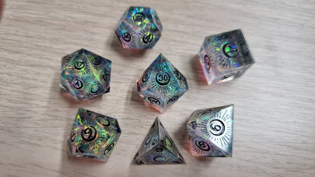 Rising Moon Aurora Dnd Dice Set - Roll With Advantage