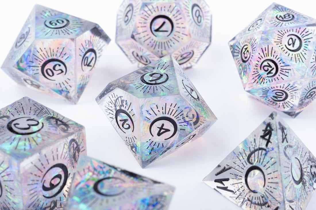 Rising Moon Aurora Dnd Dice Set - Roll With Advantage
