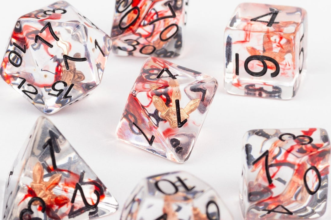 Rogue's Blade Dnd Dice Set - Roll With Advantage