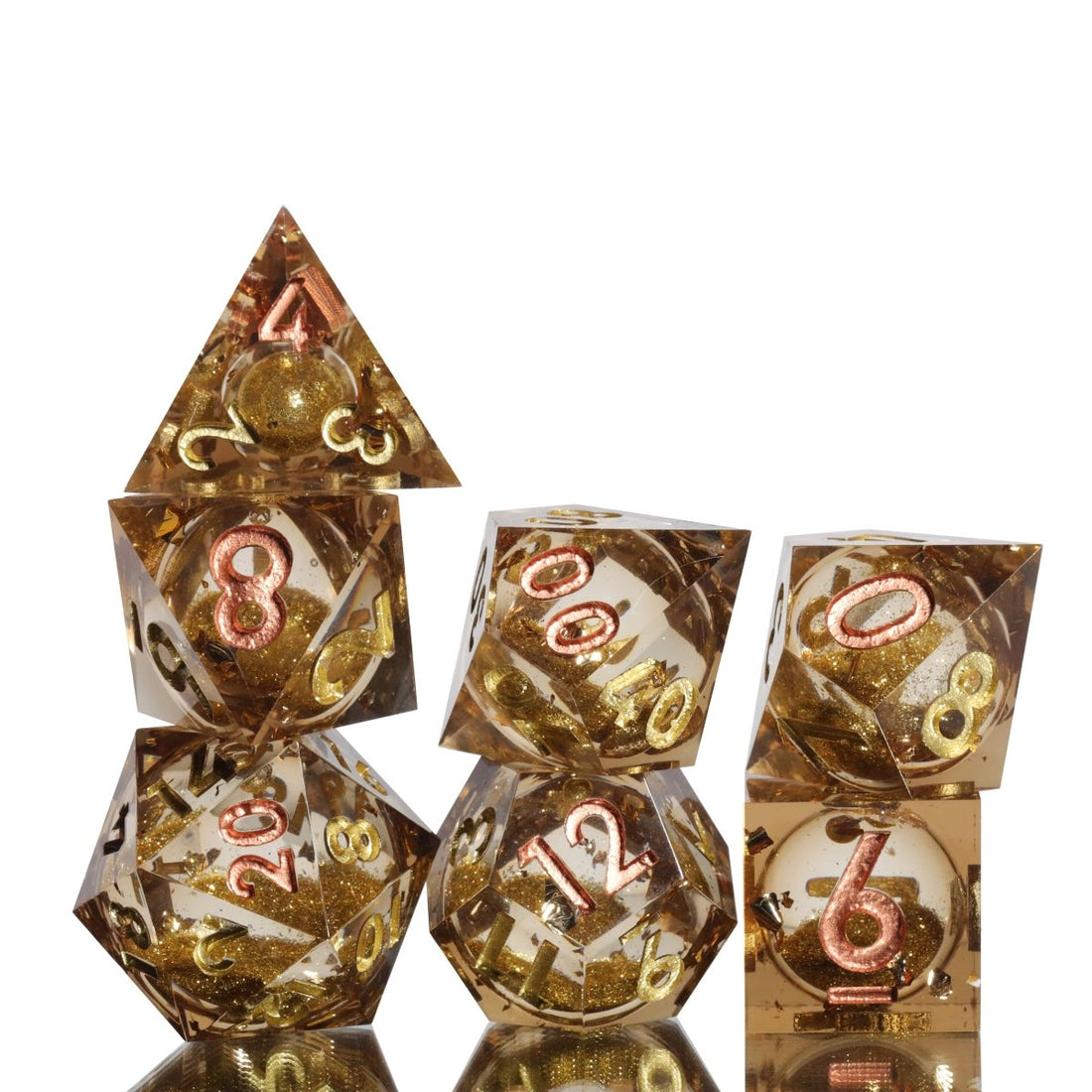 Sands of Time Sharp Edge Dnd Dice Set - Roll With Advantage
