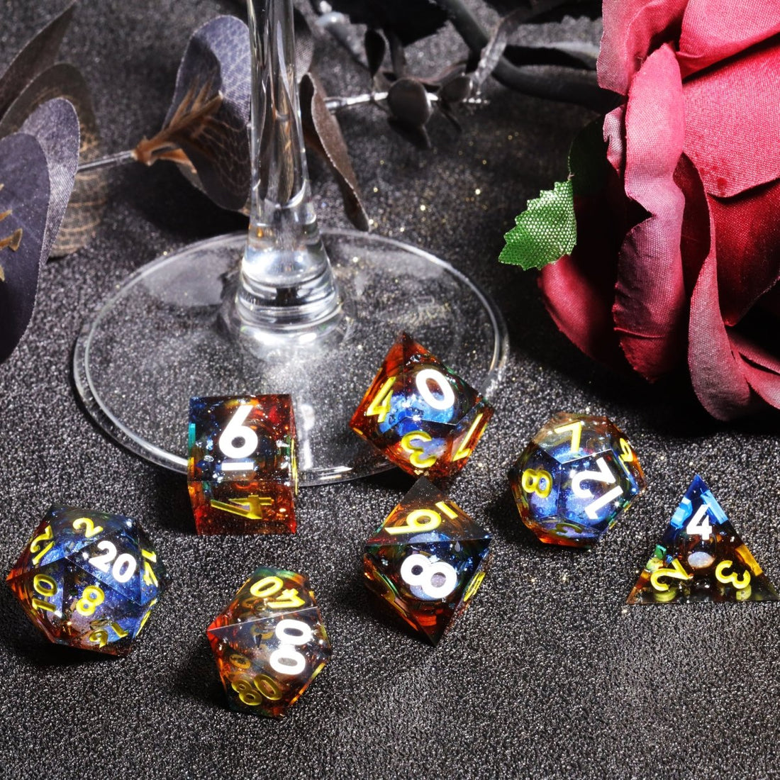 Shatter the Void Sharp Edge Dnd Dice Set - Roll With Advantage