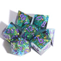 Spiritual Grounding Sharp Edge Dnd Dice Set - Roll With Advantage