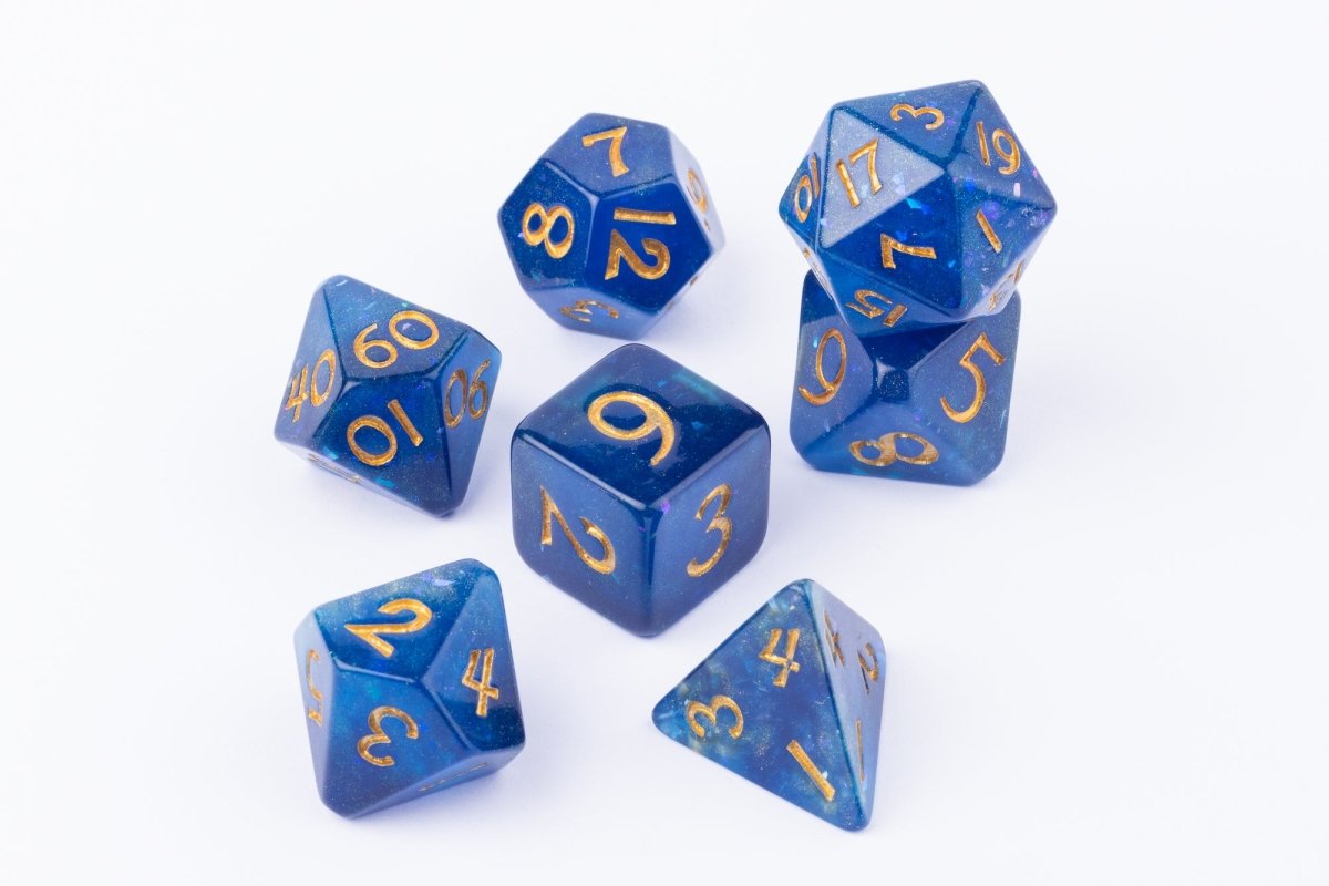 Stroke Of Midnight Dnd Dice Set - Roll With Advantage