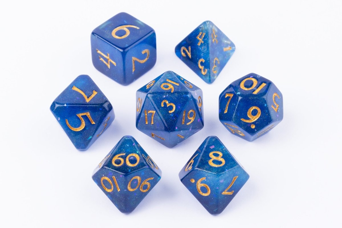 Stroke Of Midnight Dnd Dice Set - Roll With Advantage