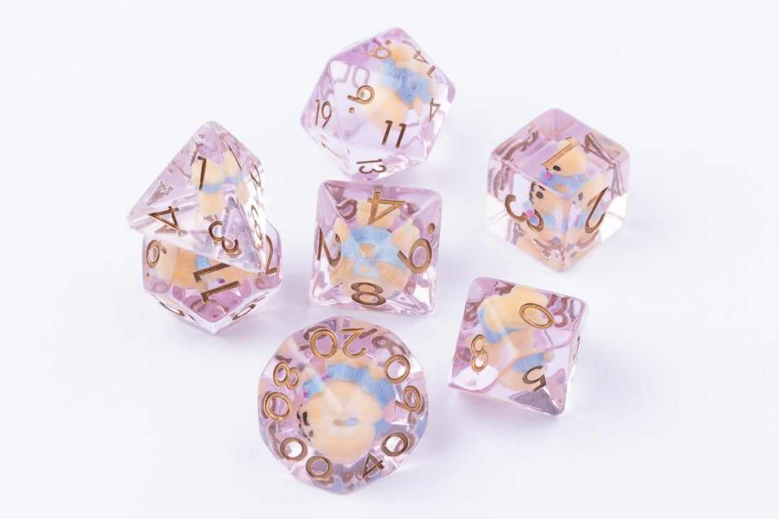Teddies Dnd Dice Set - Roll With Advantage
