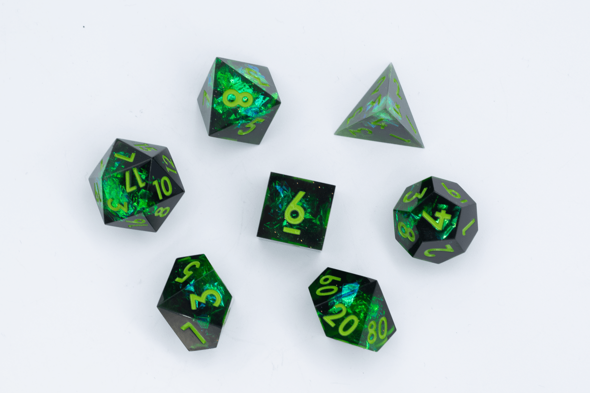 The Traveller Sharp Edge Dnd Dice Set - Roll With Advantage