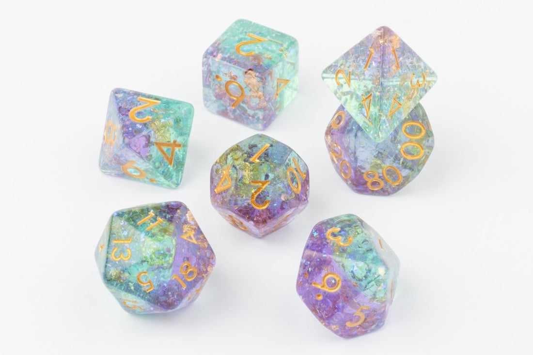 Tranquility Dnd Dice Set - Roll With Advantage