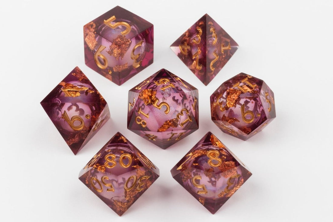 Twilight Zone Liquid Core Dnd Dice Set - Roll With Advantage