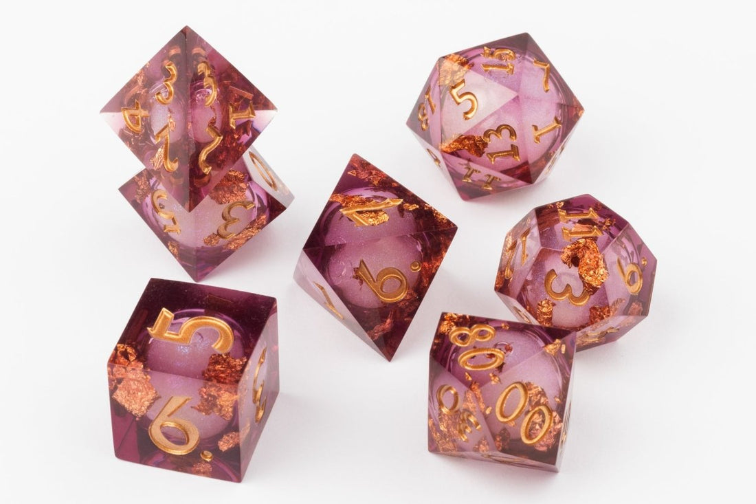 Twilight Zone Liquid Core Dnd Dice Set - Roll With Advantage
