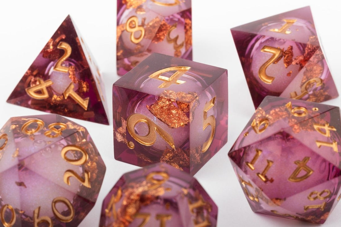 Twilight Zone Liquid Core Dnd Dice Set - Roll With Advantage