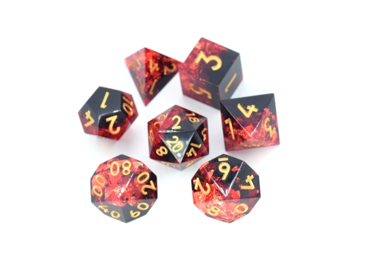 Vengeful Spirit Sharp Edge Dnd Dice Set - Roll With Advantage