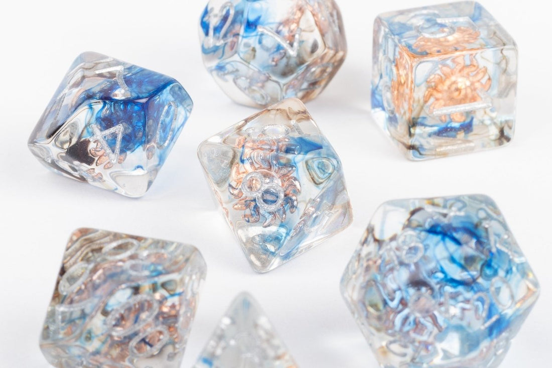 Warlock's Eye Dnd Dice Set - Roll With Advantage