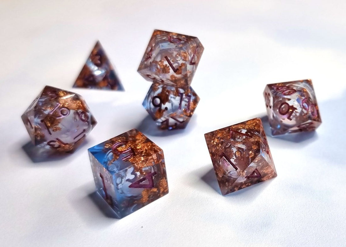 Wishing Well Liquid Core Dnd Dice Set - Roll With Advantage