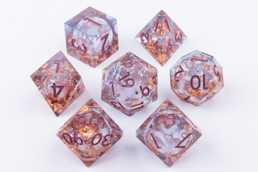 Wishing Well Liquid Core Dnd Dice Set - Roll With Advantage