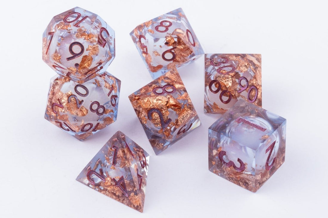 Wishing Well Liquid Core Dnd Dice Set - Roll With Advantage