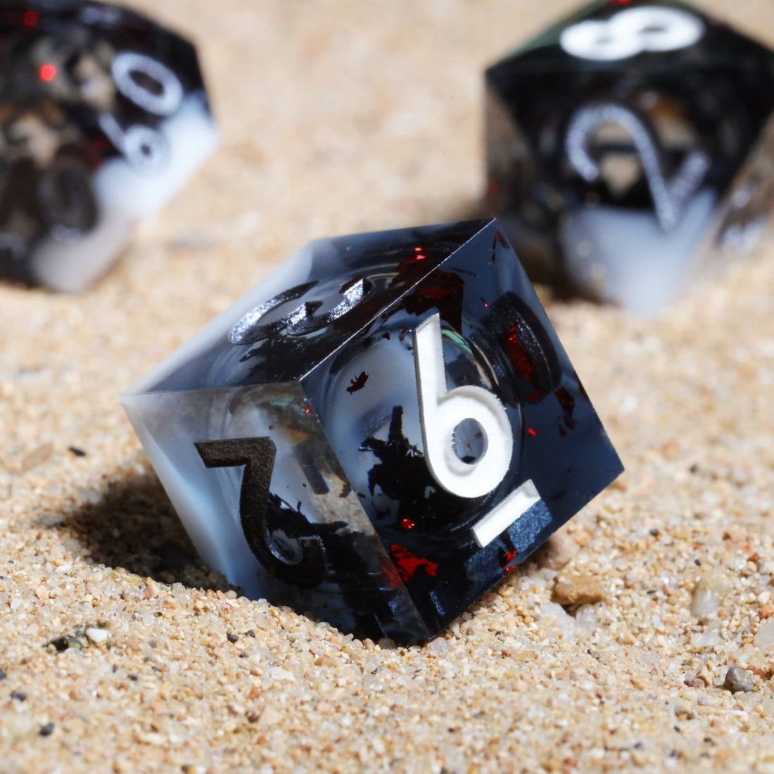 Wormhole Sharp Edge Dnd Dice Set - Roll With Advantage