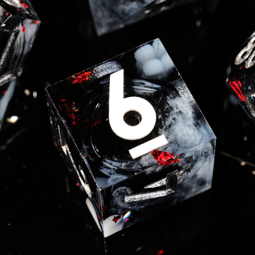 Wormhole Sharp Edge Dnd Dice Set - Roll With Advantage