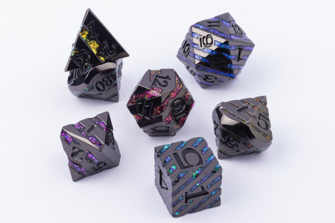 Zone Of Diversity Dnd Metal Dice Set - Roll With Advantage