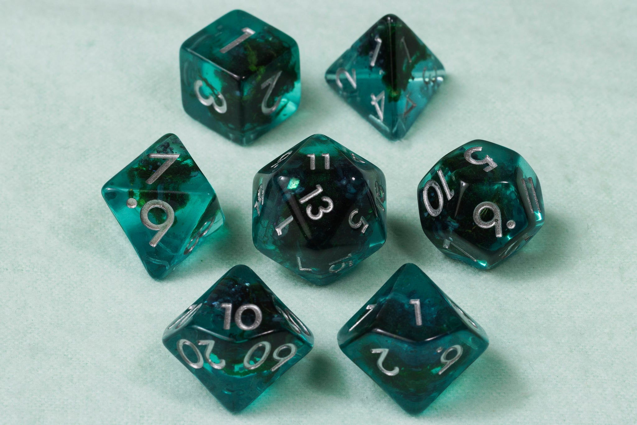 Abyssal Polyhedral Dice Set