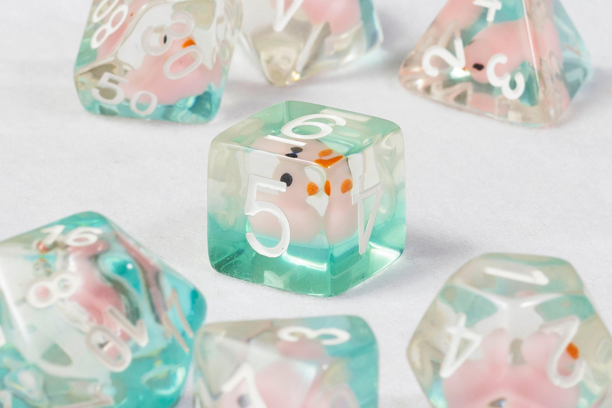 Ducky Polyhedral Dice Set