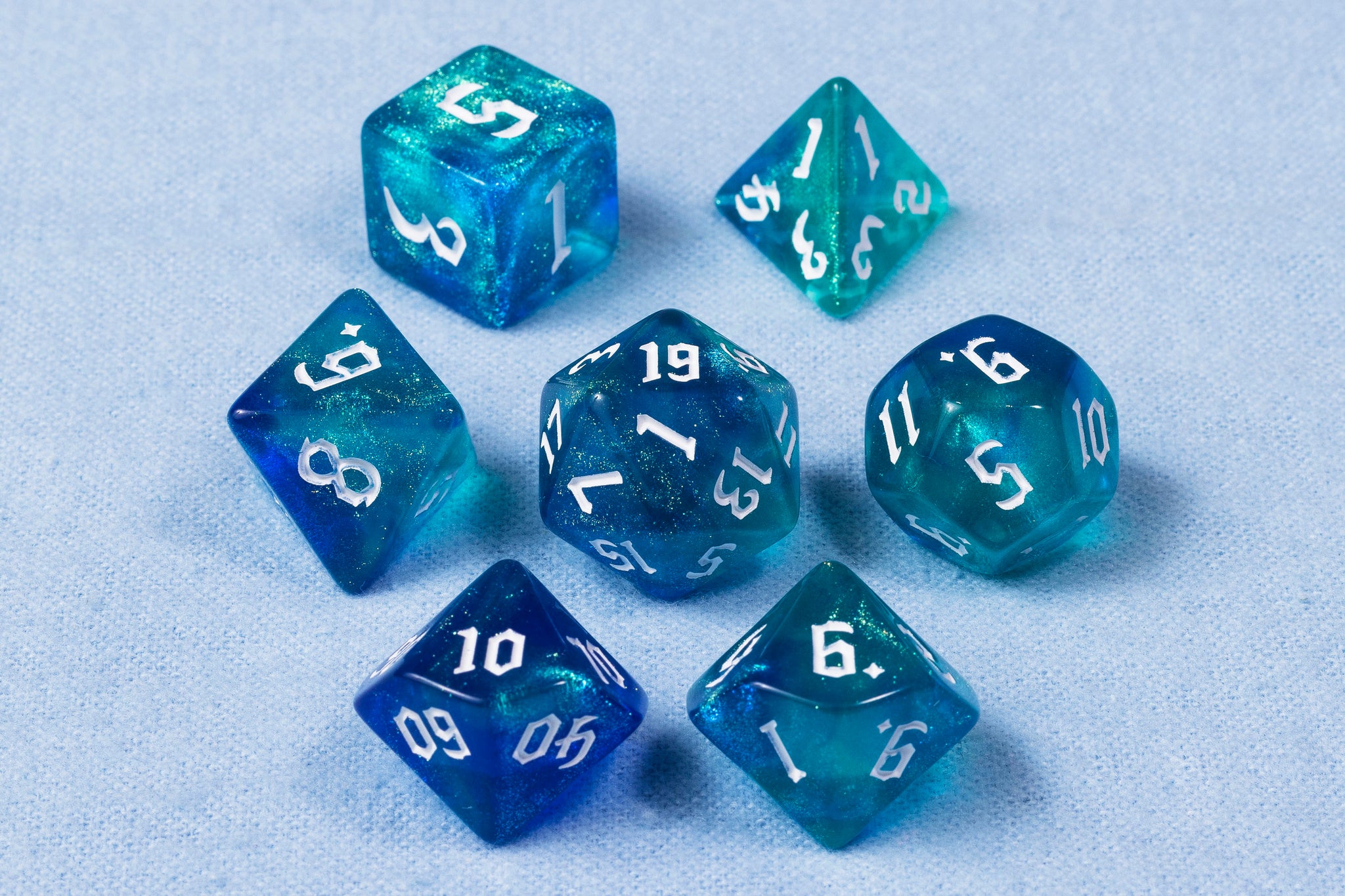 Meteor Storm Polyhedral Dice Set