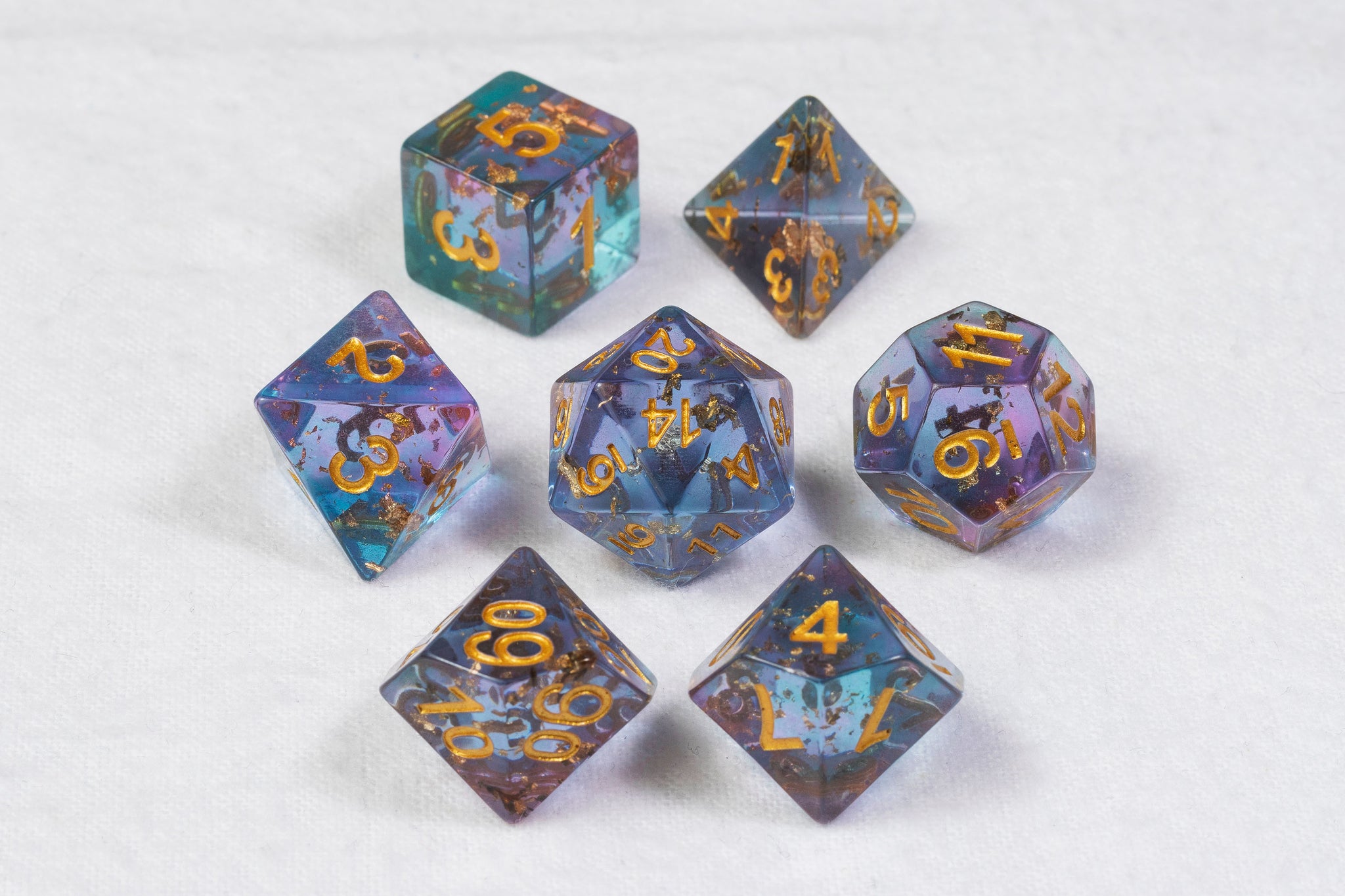 Scattered Stars Polyhedral Dice Set
