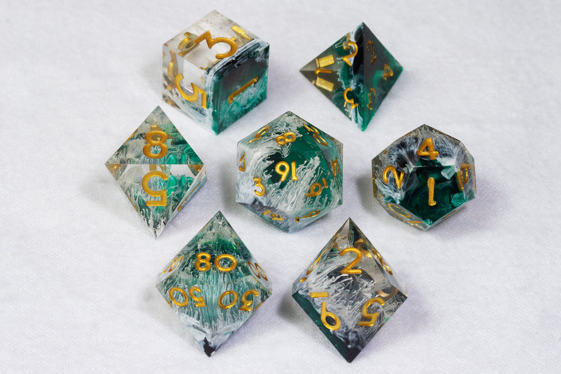 The Captain Polyhedral Dice Set