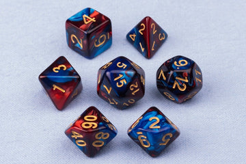 Auguste Nebula Dnd Dice Set - Roll With Advantage