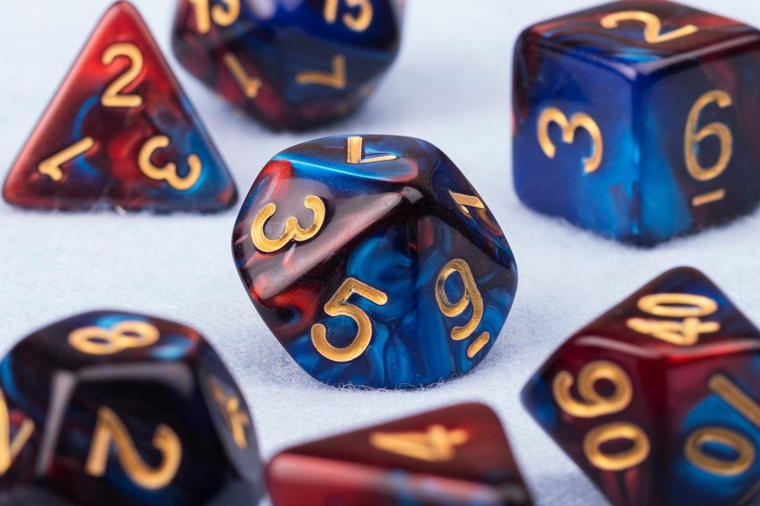 Auguste Nebula Dnd Dice Set - Roll With Advantage