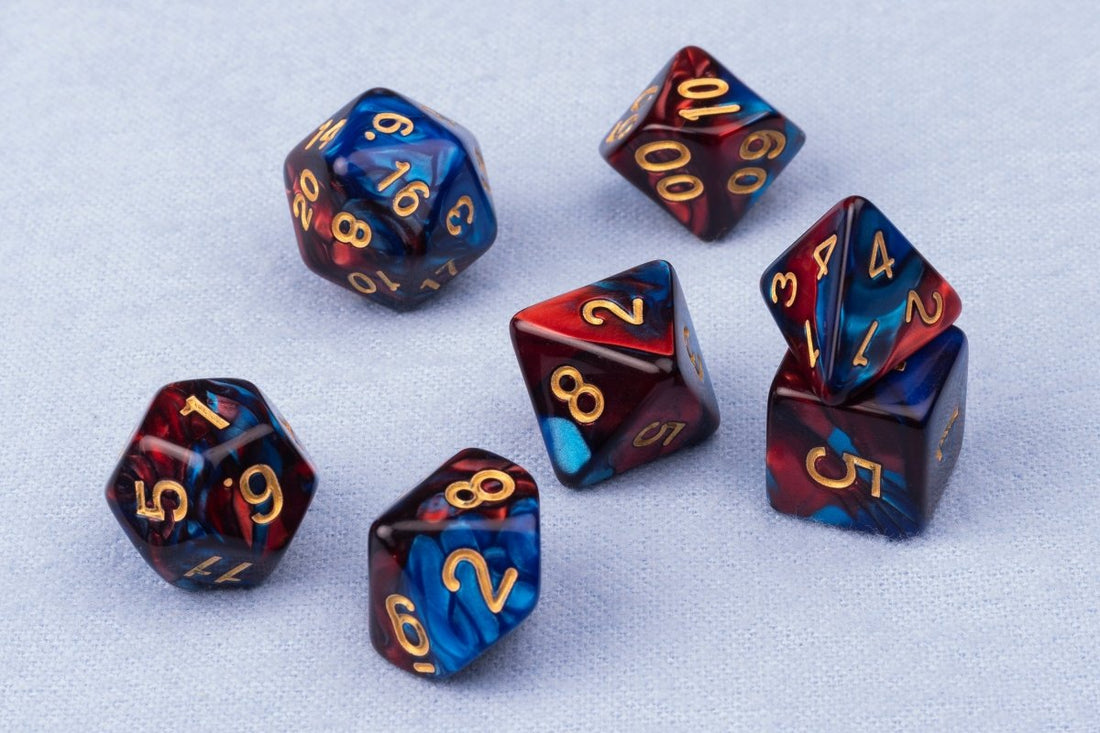 Auguste Nebula Dnd Dice Set - Roll With Advantage