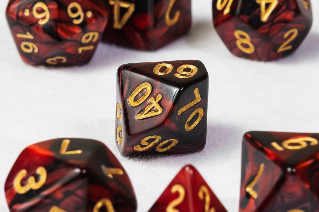 Brimstone Dnd Dice Set - Roll With Advantage