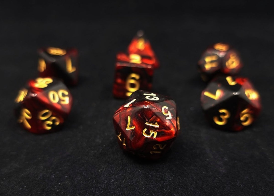 Brimstone Dnd Dice Set - Roll With Advantage
