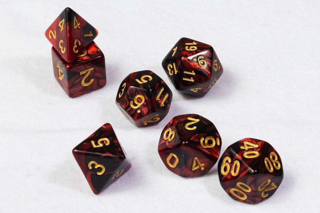 Brimstone Dnd Dice Set - Roll With Advantage
