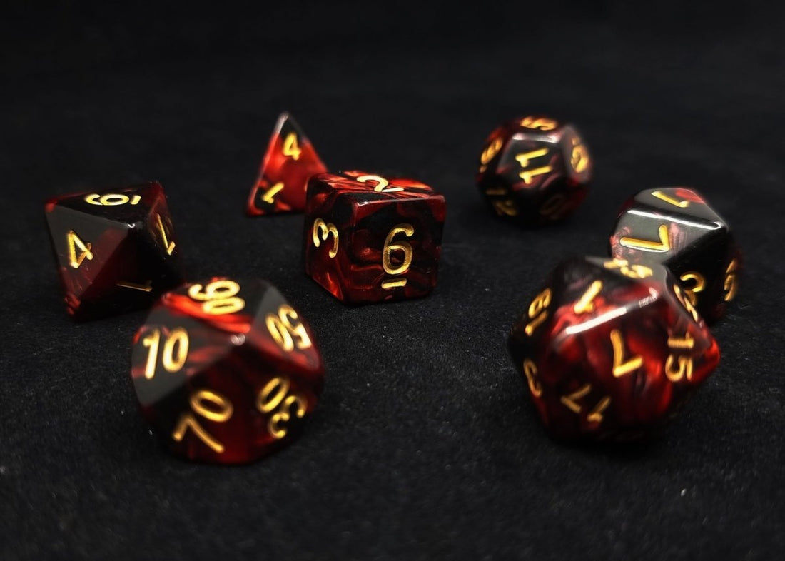 Brimstone Dnd Dice Set - Roll With Advantage