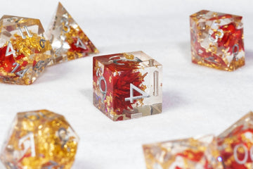 Budding Adventurer Sharp Edge Dnd Dice Set - Roll With Advantage