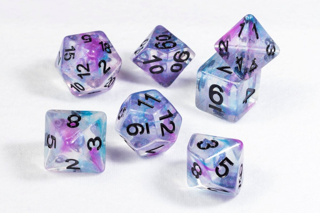 Ceremonial Chrome Dnd Dice Set - Roll With Advantage